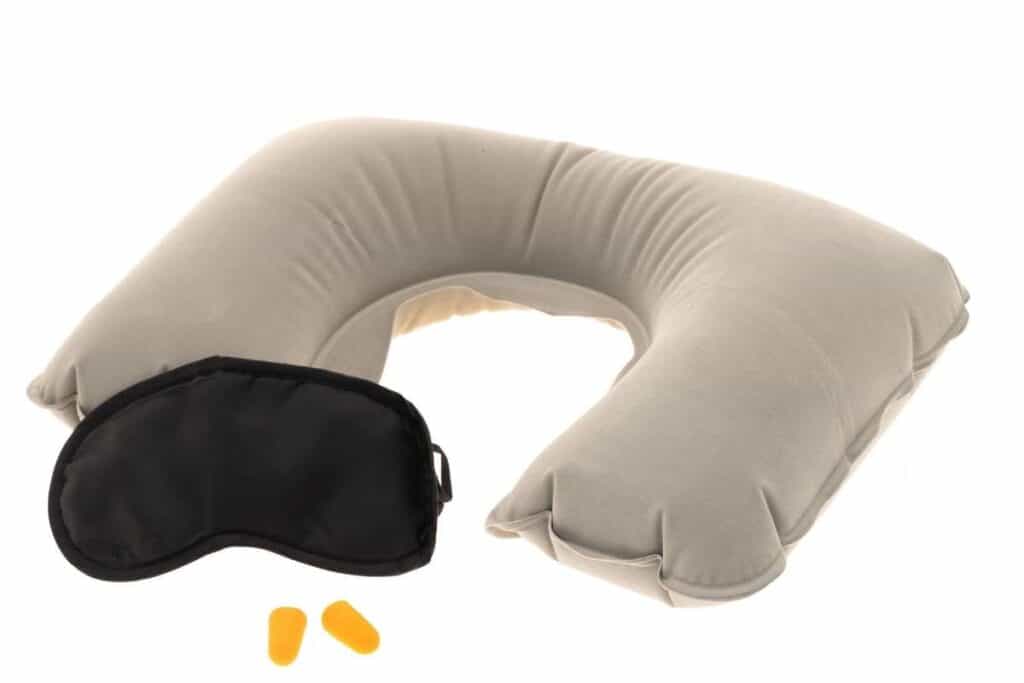 Neck pillow and eye mask